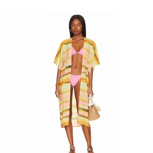 NWT Revolve Plush Apparel Sunset Kimono - Picture 1 of 4